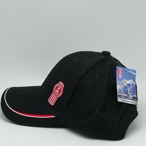KW Logo Kentworth Motors Trucks Black Cap Hat Adjustable BDA Official NWT